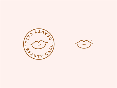 Sealed with a kiss beauty beautycall bootycall branding classic identity illustration logo logomark modern seal sneakpeak