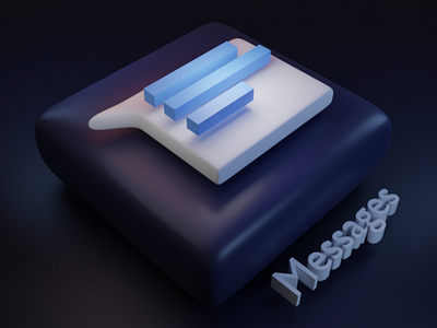 3d icon #1 3dartworkdesign b3d blender blender3d mobileappicon