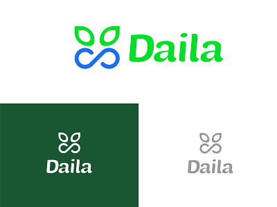 Daila Logo Preview branding graphic design leaf logo nature wild