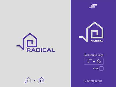 Radical Logo branddesign branding branding design design graphic design graphic designer graphist logo logo maker logoandbranding logodesigner logotype realestate realestate logo realestatedesign realestatelogo ui