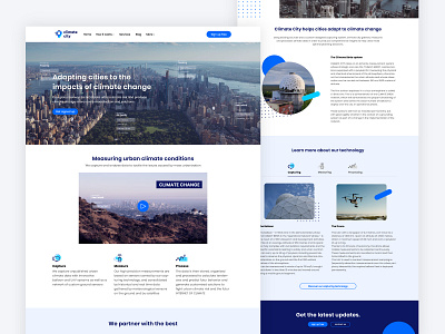 Web Design for Urban Climate Company climate climate change design landing page product design tech startup ui ui design web design website website design
