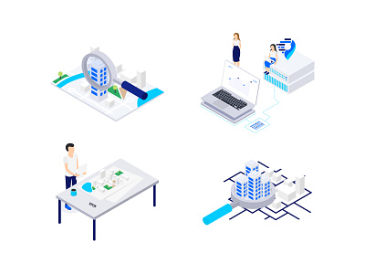 Illustration for Climate Company climate climate change design graphic design icon icon design iconography icons illustration illustration design illustrations tech startup urban climate vector