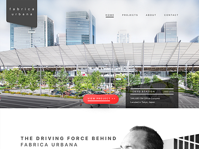 Architect Home Page architect homepage homepage design ui ui desgin ux design