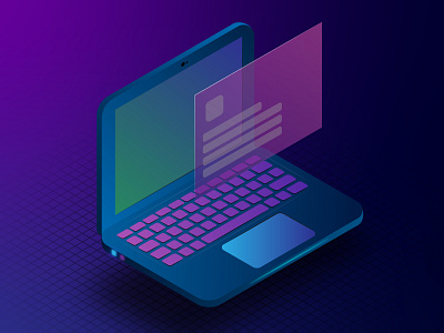 Isometric Laptop