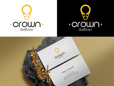 Crown Balloons - Daily logo challenge branding dailylogo dailylogochallenge graphic design logo logochallenge