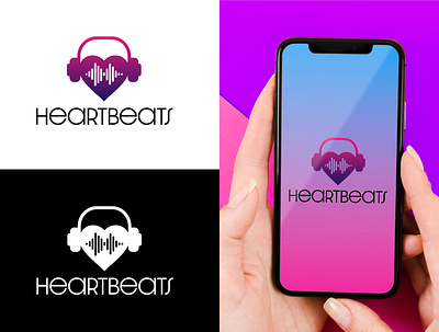 Heartbeats - Daily Logo Challenge dailylogochallenge graphic design logo logo challenge logo design logos