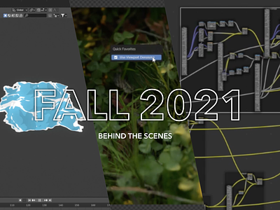 Fall 2021 - Behind the Scenes (Youtube) 3d art blender blender3d design illustration minimal nature