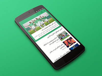 News app for Android android app design flat gallery lollipop minimal mobile news simple ui