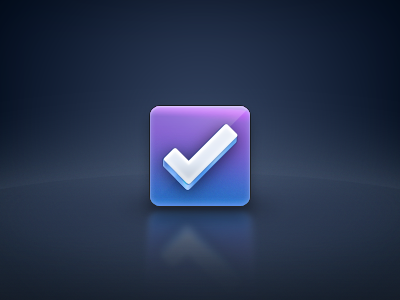 Starting exciting game in Dribbble app blue icon light
