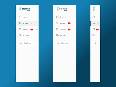 Stackfill Shop | Navigation States