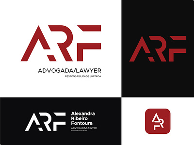 ARF lawyer | logo design branding design identity logo logotype typography ui vector