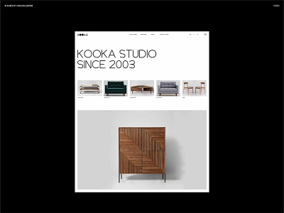 KOOKA website branding design identity ui ux website