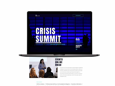 CrisisSummit 2021 branding design ui ux