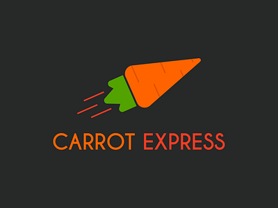 Carrot Logo Design - Home Delivery Logo Design brand brand design brand identity branding carrot design express flat design flatlogo home delivery icon illustration logo logo design logos minimalist logo rocket spaceship typography vector