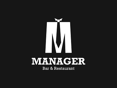 Manager - Bar & Restaurant Logo, M letter, Letter Logo bar bar brand bar logo brand identity branding business logo corporate logo letter logo logo logo maker logodesign logos m letter logo manager manager logo modern logo restaurant restaurant company restaurant logo vintage logo