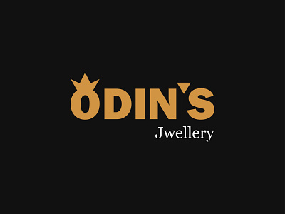 Odin's Jwellery - Jewelry Company Logo brand icon brand identity brand mark branding business logo cosmetic logo elegant logo golden logo jewelry company jewelry company logo logo inspiration logo maker logo sansation luxury luxury logo modern logo odin logo odins unqiue women logo