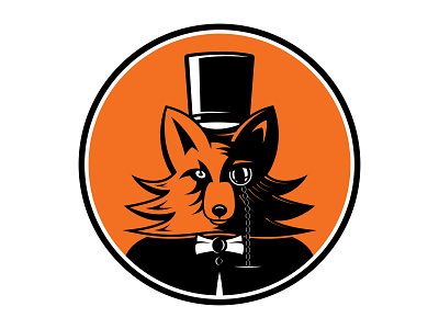 Gallant Fox Brewing Co. Signage Mark alcohol bourbon branding fox fox logo gallant fox illustration kentucky logo louisville orange vector whiskey row