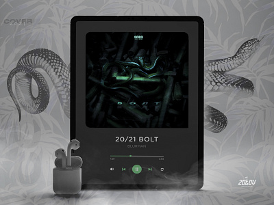 💿 Cover for track «20/21 BOLT» banner russia hellodribbble branding cover design graphic graphicdesign graphicdesigner illustration logo vector vk