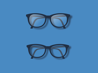 Glasses icon illustration