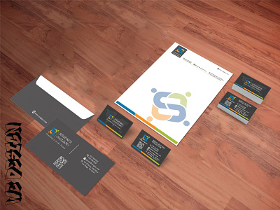 Stationary design branding bussines card envelope design illustration letter head stationery design
