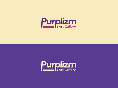 Purplizm Logo branding design illustrator logo vector