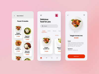 Food Delivery App Ui Design - Prototype (Figma)