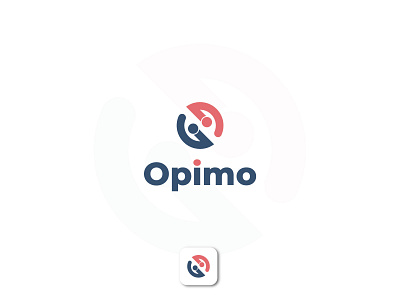 Opimo Logo Design abstract app app icon brand identity branding branding agency creative design illustration logo design o letter o letter logo