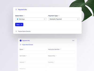 Payment Wizard Flow UX app branding dashboard design landing page payment payments product step steps ui user flow ux website
