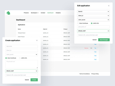 Developer Portal API Interface api apis app application applications dashboard dev dev portal developer portal product ui ux web app web application website