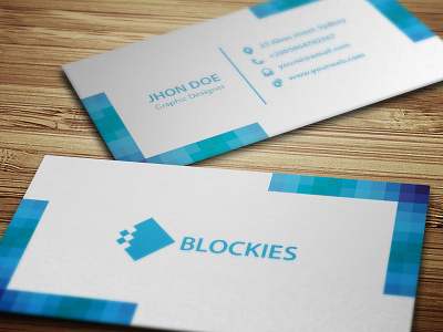 3 Colorful Business Cards