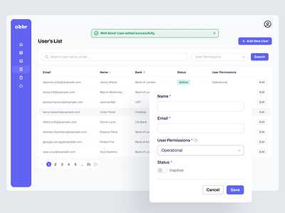 User Management Dashboard