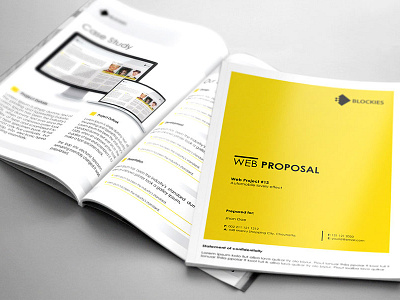 Web Proposal & Annual Report business proposal clean clean proposal cms proposal cms web proposal cms website proposal green proposal purple proposal web design web development website proposal yellow