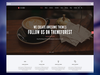 Khamu - Business Theme WIP