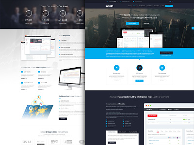 Norrth - SAAS Website bootstrap dashboard envato landing page mobile software theme themeforest ui ux web website