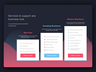 Pricing Table