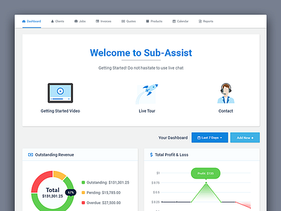 Sub Assist Survey Analytics UI/UX