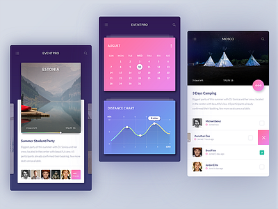 UI challenge #002 — Event Discovery App