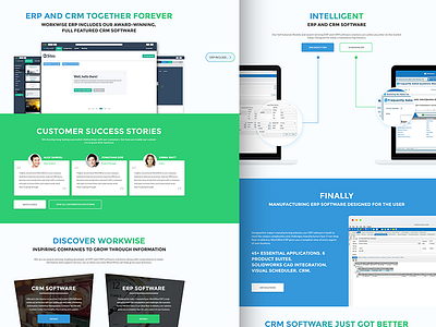 SaaS Landing Page Design b2b dashboard fluent gradient landing page material saas software ui ux web app website