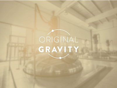 Logo & Landing Page | Original Gravity beer brand branding coding gravity landing page logo logo design science start up startup web design