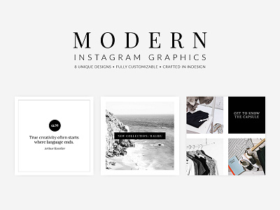 Modern Instagram Graphics | Personal Project