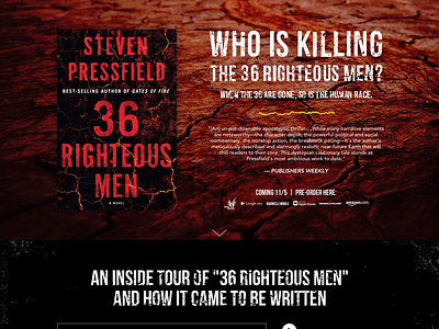 Steven Pressfield: 36 Righteous Men