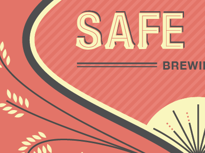 Safe Point Beer preview beer lettering pale pale red red safe point yellow