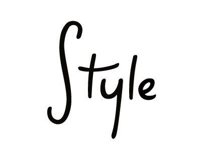 Style hand written style type typography