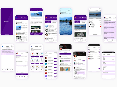 Quora App Redesign | UI/UX Case Study app appredesign design quora redesign redesign concept user experience user experience design user interface design userinterface