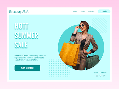 Hott summer sale web template!!