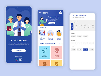 Meet Your Doctor mobile app product design ui ui design