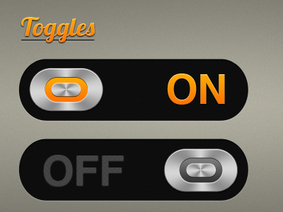 Zesty Toggles design graphic toggles ui
