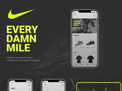 NIKE APP DESIGN