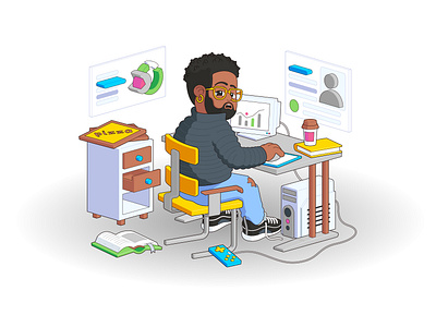 It Guy designs, themes, templates and downloadable graphic elements on  Dribbble