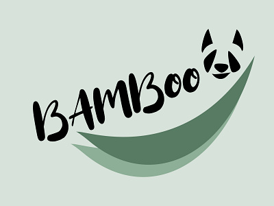 bamboo bamboo design leaves logo panda panda bear
